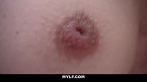 Big Tits MILF Seduces Her Stepson's Cock