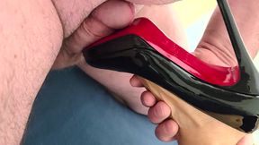 She never wears those shiny black Louboutin heels (size 36) without a reason.