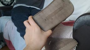 POV: Sissy Sniffs Alphas Strong Smelly Feet