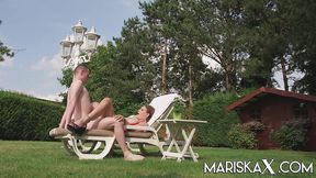 mariskax busty cougar sandy lou gets fucked outdoors