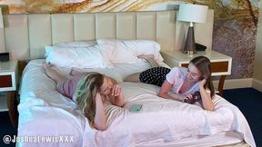 blonde step sis and her hot friend slut her bros cock out - tabooforce - amethyst taylor - nicole auclair - joshua lewis