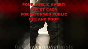 je Pisse, je fais grosse commission et je m'_essuie le cul sur les chiottes, vid&eacute_o compl&egrave_te non flout&eacute_e.