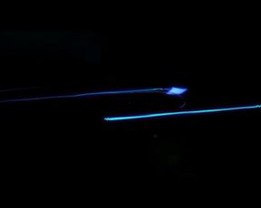 Annie Mae and her red bottom shoes up close