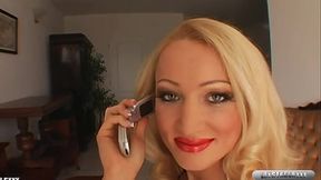 Cum On Her Face &amp_ Mouth! Diana Doll Rides Lexington Steele'_s BBC!