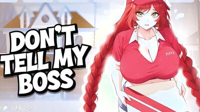 Tomboy pizza girl begs for your cum in this sexy roleplay with audio ASMR and hentai action