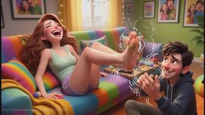 Cute Couple Tickle Fun