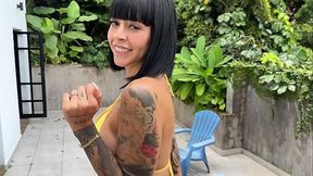 I go to his house and he ends up begging me to give him a delicious fuck &ndash_ Duvan Saray &amp_ Luna Vitaler