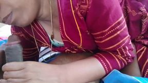 Village girl puts her boyfriend&#039;s penis in her mouth and he fucks her