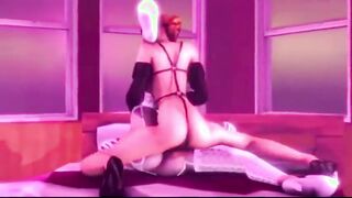 Elsa Futa / Hermaphroditism Xxx Gargle Buttfuck (With Sound) 3 DIMENSIONAL Manga Porn