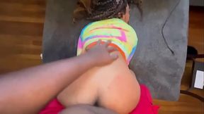 Latina whore deepthroats BBC and gets ass and pussy fucked