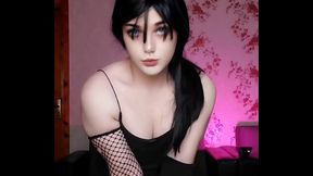 SEXY Hot Skirt White Legs Housewife Ladyboy Homemade Model Crossdresser