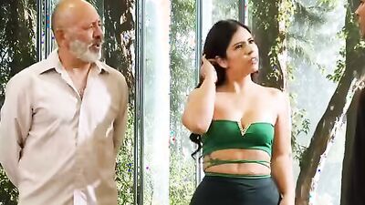 Elizabeth Marquez, the busty MILF, gets a hot load on her big tits after a steamy blowjob