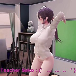 My Sexy Slave Teacher Get Pregnant From Me (3D HENTAI)