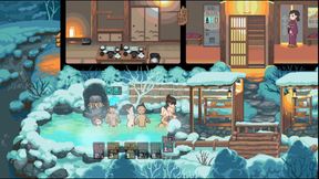 Yukiya Hot Spring the Waters of Fertility Hentai Game Ep.3 Onsen Cuckold Orgy!