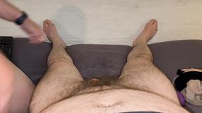 POV: I Fuck the Pantyhose Through the Hole and Cum Between Ass and Pantyhose