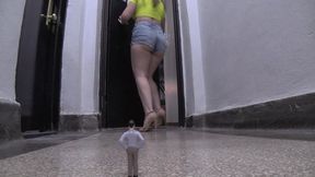 TINY INFESTATION - Giantess, Foot Fetish, Tiny Figure - WMV
