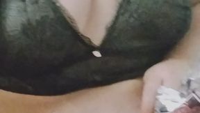 Sitting in the sopha eating and drinking juice