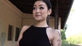 Exotic bimbo Rae Lil Black gets fucked in some abandoned building