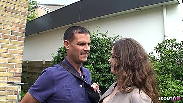 Big Ass Nymphomaniac Mature Bitch Pick Up and seduce to CFNM no condom outdoor Fuck