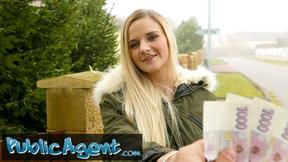 ”Blonde's Tight Beaver Slammed”