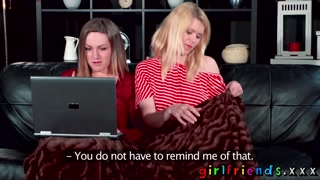 Girlfriends beautiful all-natural lesbians enjoying the taste of wet pussy