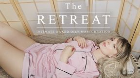 THE RETREAT PART 3- Intimate naked oily masturbation