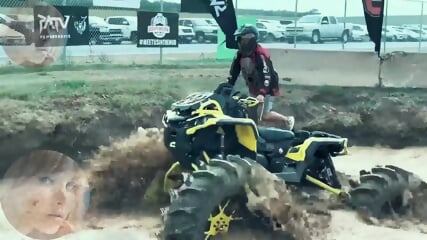 big atv mud racing