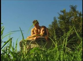 Hot Asian babe gets fucked and jizzed outdoors