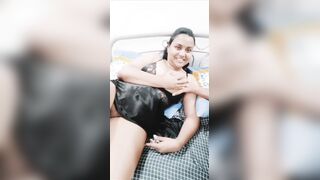 Hot tami Sathish wife sadhana cute black pussy blowjob show