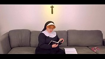 sunday special: chubby nun fucks crucifix -short