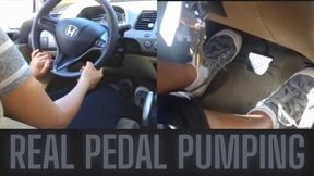 Pretty Asian Girl Uses All 3 Pedals (Pedal Views)