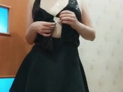 striptease and caress