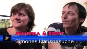 German MILF with biggest boobs shares her big dick with horny amateur couple