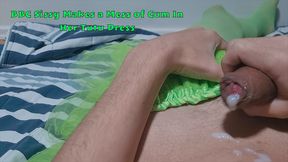 BBC Sissy Makes a Mess of Cum In Her Tutu Dress