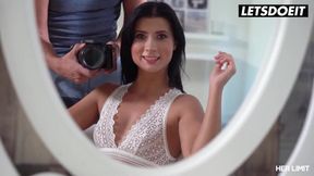 Euro Slut Enjoys Anal Pleasure with Intense Stretching and Deepthroat Action
