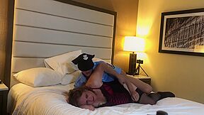 Police Officer Fucking Mature Crossdresser - Compilation 1