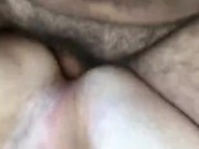 Hung latino daddy barebacking his white stepson