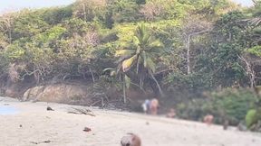 Stranger Fucks Me on a Nude Beach After I Blow Him - Real Voyeur Caught Jerking off watching us