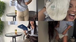 I Wet My Diaper Before The Job Interview (Hear The Pee Hit The Diaper