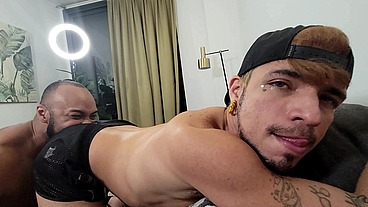BLACK BREEDER: BLACK MAMBA MY TIGHT WHITE LATINO ASS!!! BY LEO BULGARI & RAY DIESEL