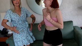 lizzy lamb gets diapered by step-mommy brandon areana