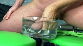 Blowjob frenzy with senior lady and ejaculation underwater climax&#x1F680;
