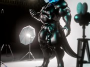 Druth latex pec worship test animation