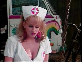 Busty lesbians have their pussies checked in nurse fantasy 3some