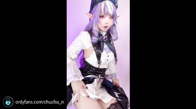 Perverted Japanese girl has a climax while using a machine in cosplay.【Zenless Zone Zero】