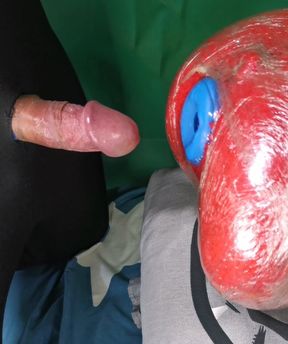 Chubby twink fuck sex doll.