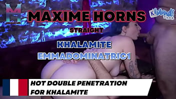 Avec khalamite et Emmadominatric1, on ne fait pas les choses &agrave_ moiti&eacute_ Sexe hardcore, cumshot explosif, et une sc&egrave_n...