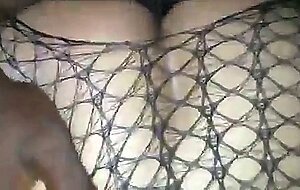 Crossdresser Takes on a Big Black Cock