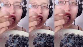 Asmr Blueberry Eating - Asmr, Eyeglasses, Giantess