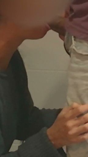 Hotwife Kitchen Quickie - Blowjob and Standing Fuck Ends in Her Mouth